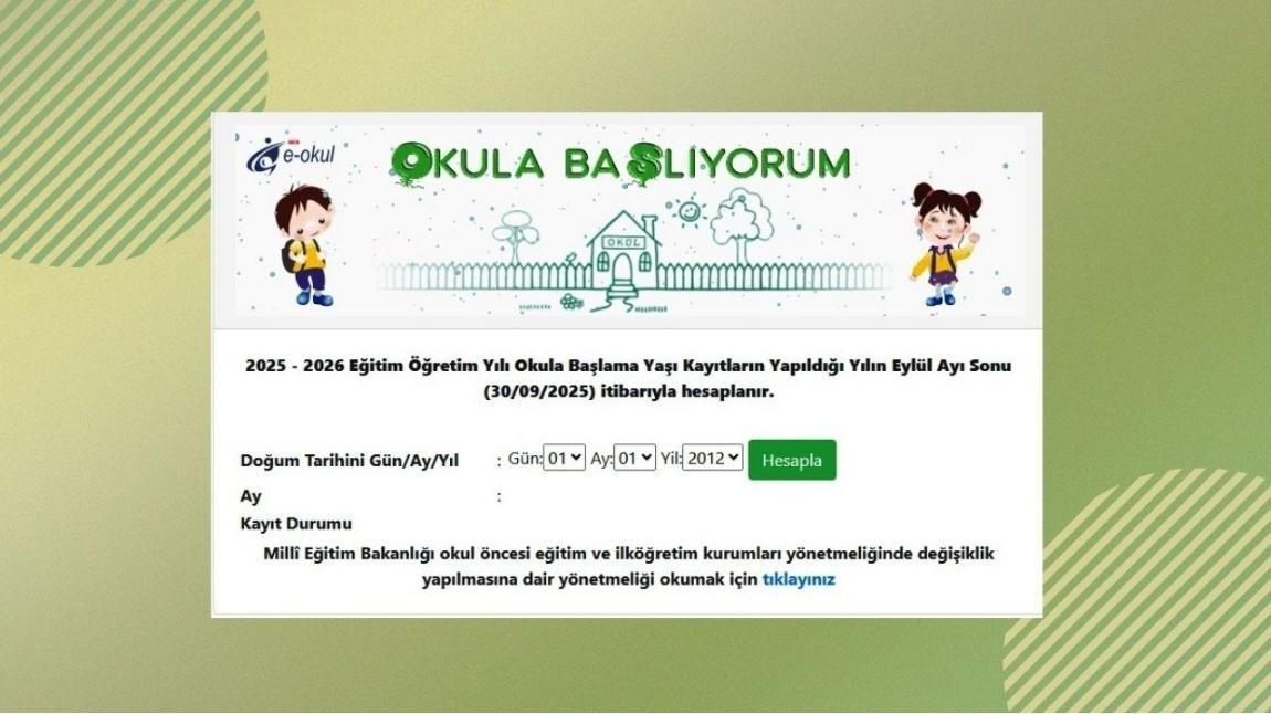 Anasınıfı ve 1.Sınıf Kayıtları İle İlgili Duyuru!